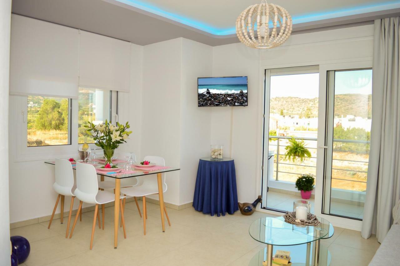 Meltemi Beach Apartments 멜라토스 외부 사진